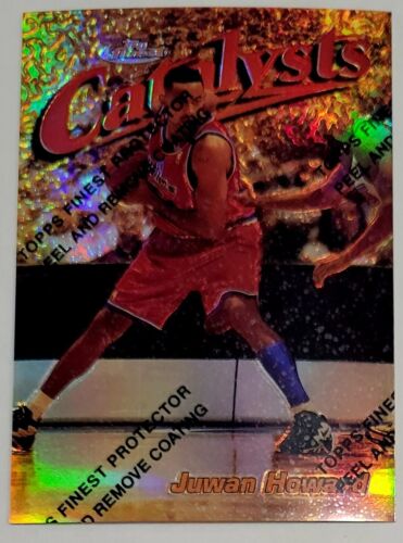 Juwan Howard Wizards 1997-98 Finest Gold Rare Refractor Proof/Test #158 - Picture 1 of 2