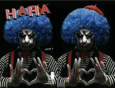 HAHA #3 JOHN GALLAGHER VARIANT Virgin Trade Set WANTED COMIX Exclusive
