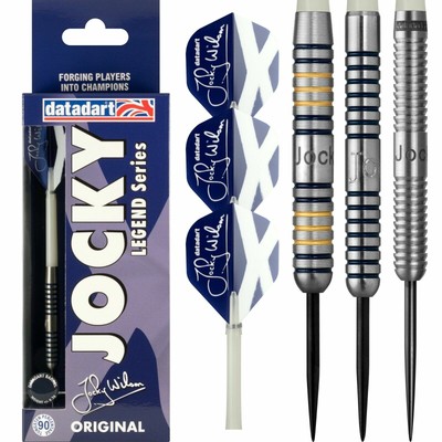 Datadart Jocky Wilson Darts Set 20g 22g 24g 26g 28g grams Tungsten Steel Tip