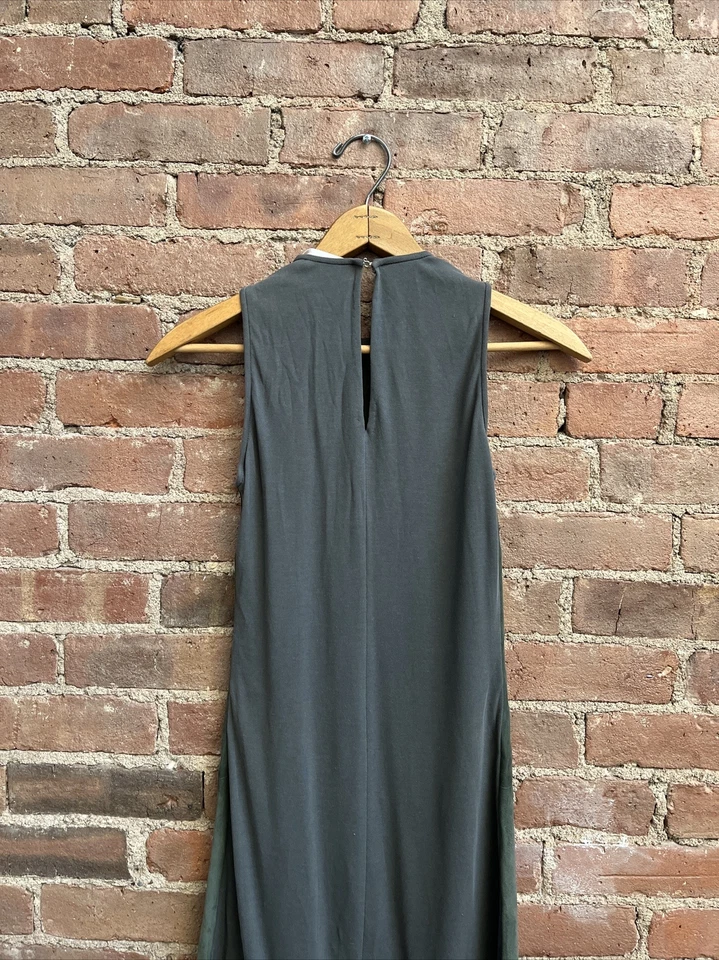 Vestido vintage para mujer Bally, talla 38 IT, gamuza salvia, Italia Foto 4 de 4