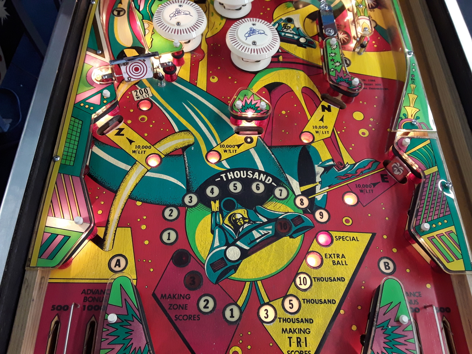 Tri Zone Pinball Machine by Williams eBay