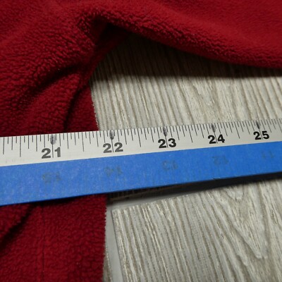VINTAGE GAP Hoodie Sweater Adult S Red Spellout Logo Fleece