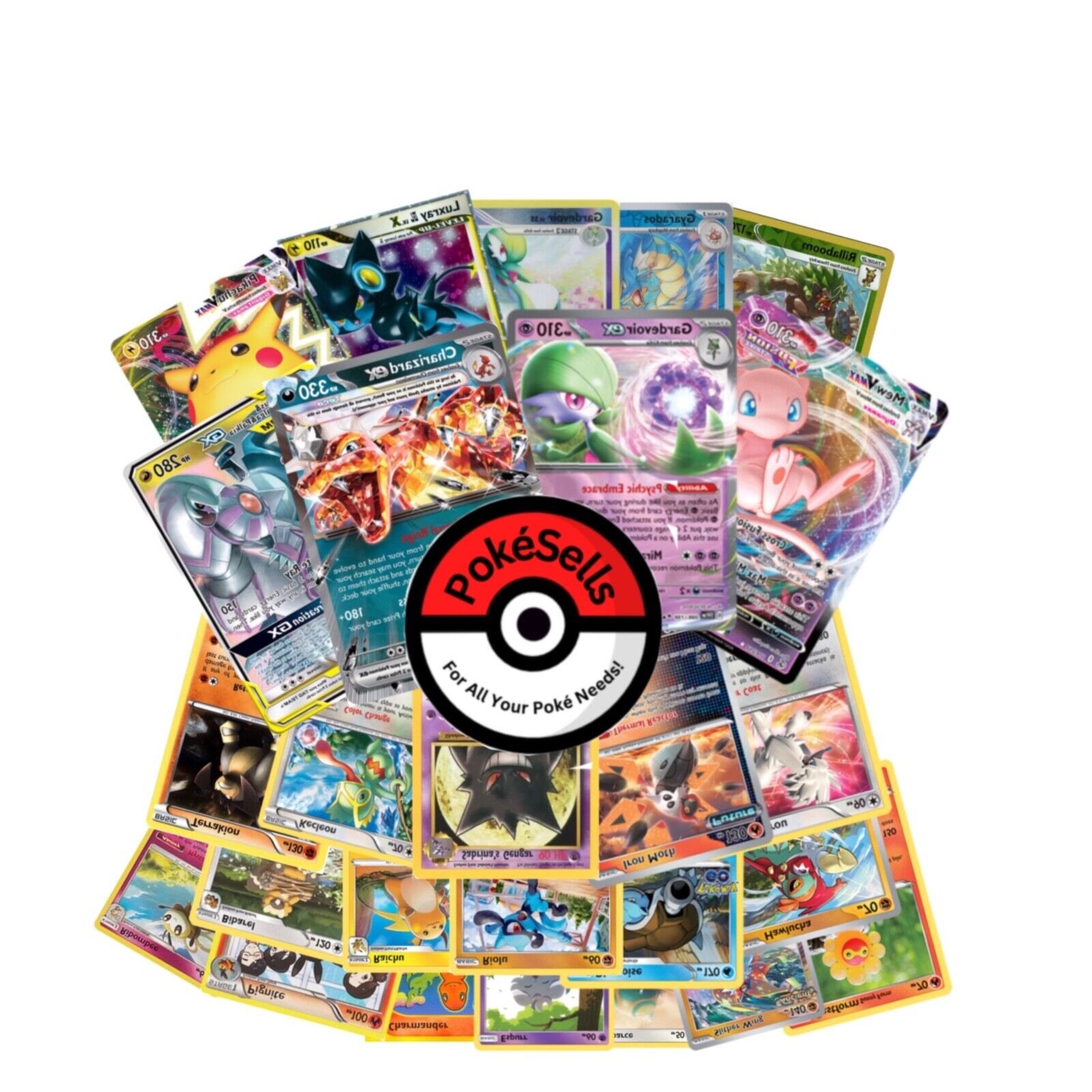 Pokémon Random Lot: 100+ Cards From Any Era - 1 Ultra Rare, 15 Rare, 85 Uncommon