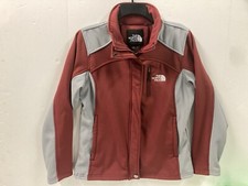 The North Face Jacket Size Small Maroon Gray Polartec Coat recycled