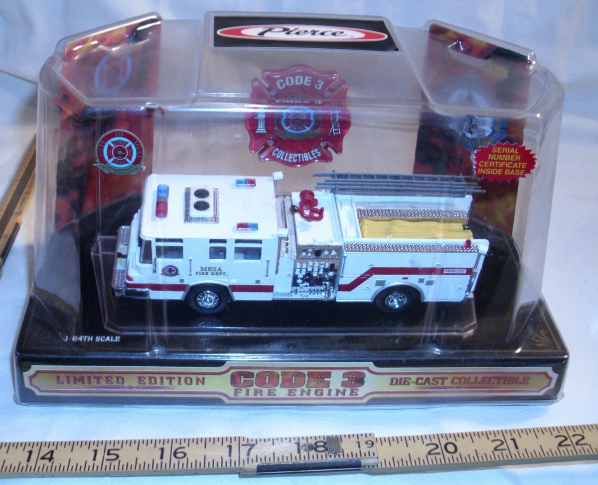 代码3/1:64 比例压铸消防车| eBay
