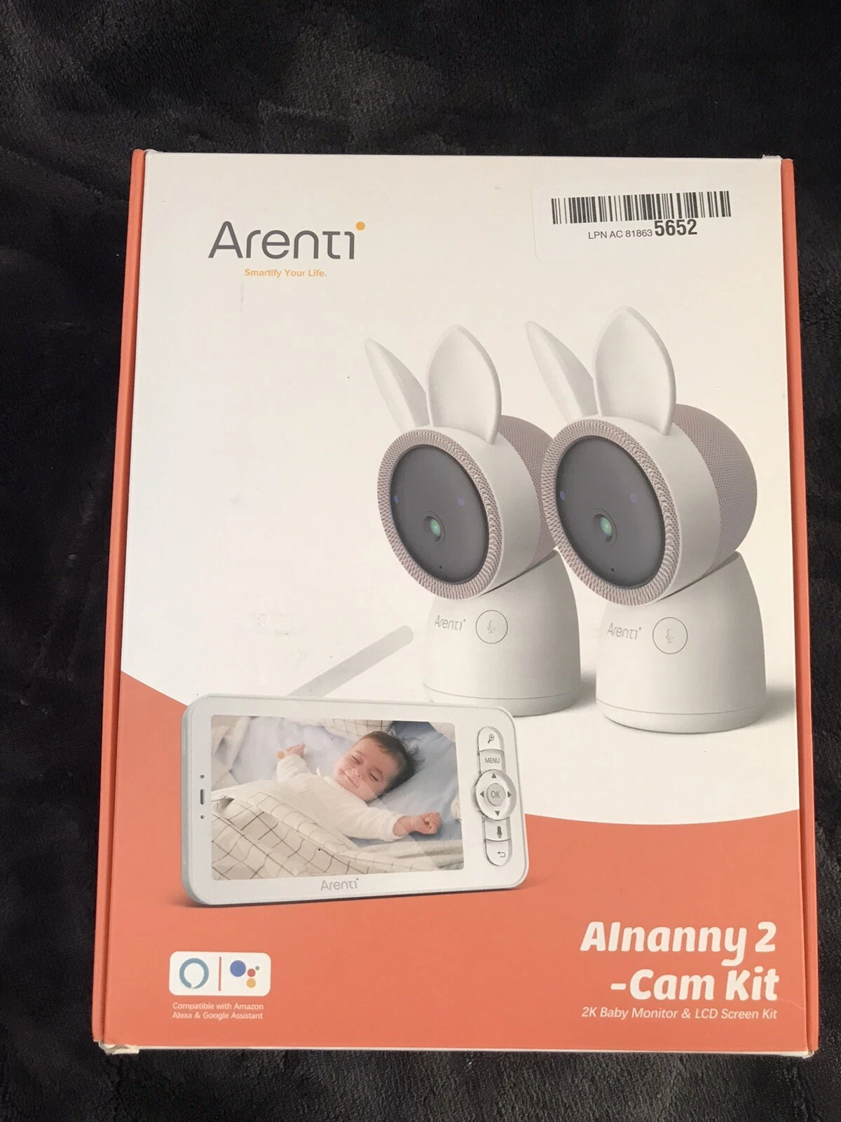 Arenti Video Baby Monitor with 2 cameras, and with 5 Inch LCD Screen,
Opens in a new window or tab