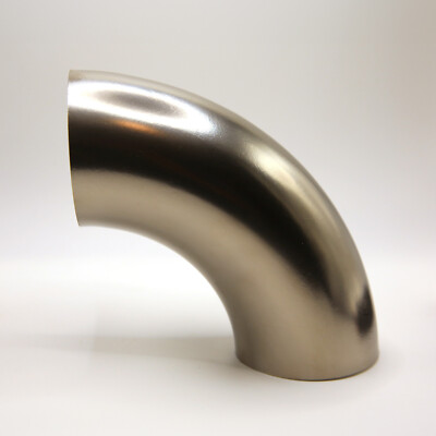 TitanFlowRacing 3'' Titanium 90° Mandrel Bend Elbow Loose Radius 1.5D CLR