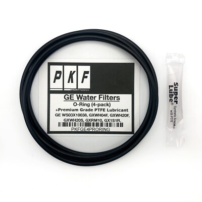 O-Ring (4-Pack) For GE Water Filter w/ Lube WS03X10038,GXWHO4F,GXWH20F,GXWH20S | eBay O-Ring (4-Pack) For GE Water Filter w/ Lube WS03X10038,GXWHO4F,GXWH20F,GXWH20S | eBay