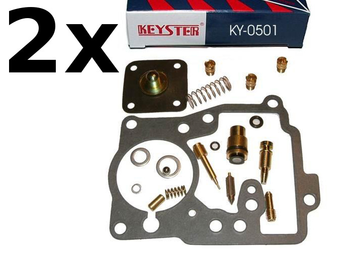 Keyster Carburetor Repair Kit Yamaha XZ550, Model '82-'85, 2 Kits KY-0501