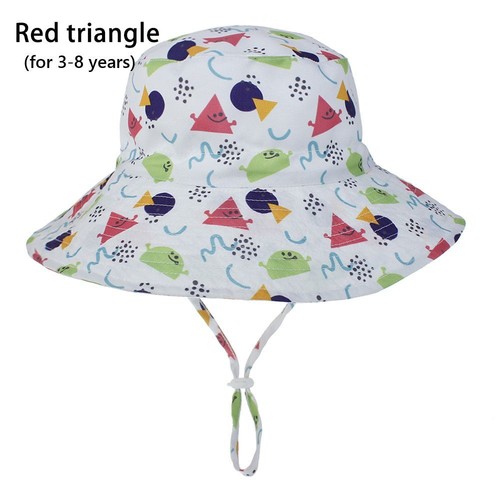 Wide Brim Beach Cap Bucket Hat with Adjustable Chin Strap Baby Sun Hat - Picture 41 of 44