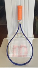 Wilson Jr Widebody 23 Tennis Racquet 3 7/8" Grip Aerodynamic With New Over Grip