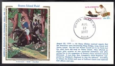 REVOLUTIONARY WAR STATEN ISLAND RAID  COLORANO  ARBC #71 CACHET COVER 1977