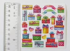 Violette Stickers - PRESENTS - 4x4 Square Sheet of Stickers #K29