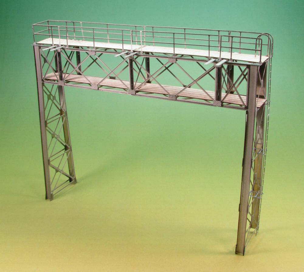 HO Scale Steel Frame Signal Bridge Kit (2020) | eBay