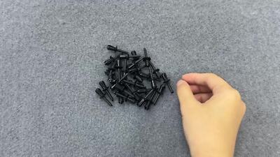 30 Rivetti Per Parafango E Rivestimenti Per BMW - 51161881149 (Neri, 10mm)