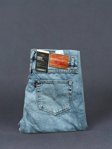 Jean homme Levi's 501 Original Regular, bleu / noir / rigide-Stf bleu - Photo 36/39