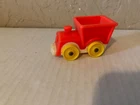 VINTAGE FISHER PRICE LITTLE PEOPLE LITTLE RIDER RED TRAIN ENGINE