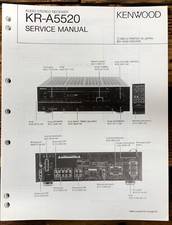 Kenwood KR-A5520 Receiver Service Manual Original 