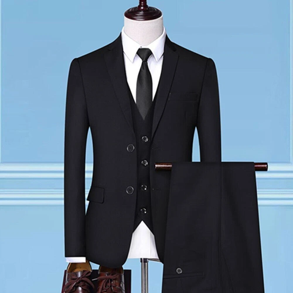 Three piece suit different shop color vest
