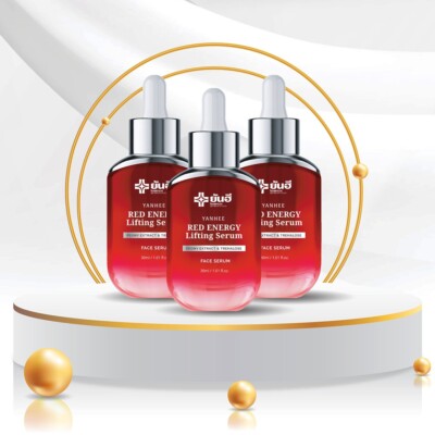 Yanhee Red Energy Lifting Serum Plump Skin Tighten Pores Helps