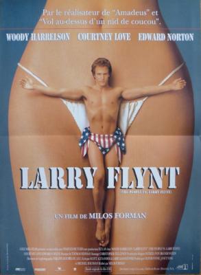THE PEOPLE VS LARRY FLINT - FORMAN / HARRELSON - ORIGINAL FRANZÖSISCHES FILMP...
