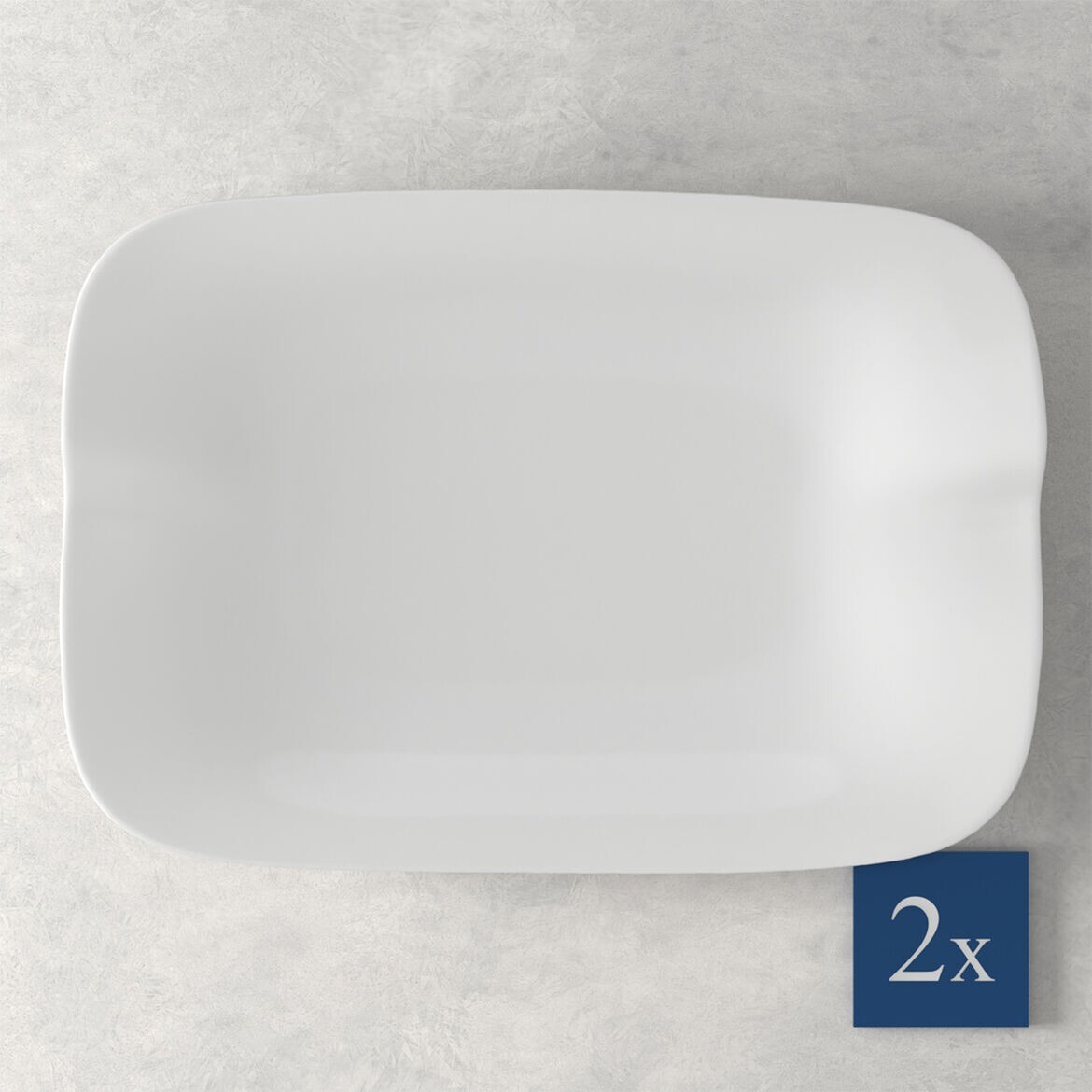 Villeroy & Boch Plates - Pasta Passion Premium Porcelain White - Set of 2