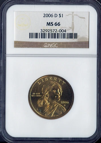 2006-D Sacagawea Native Dollar NGC MS-66 Quality ✔️
