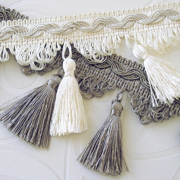 Champagner Fransenborte 6cm Breit - 2 Meter Dekoration Für Kostüme & Textilien