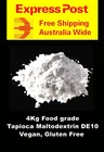 4kg of  Tapioca Maltodextrin  DE 10 – Vegan , Gluten Free