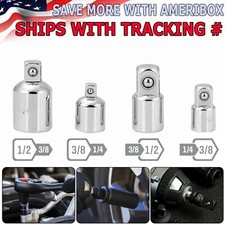 4-pack 38 To 14 12 Inch Drive Ratchet Socket Adapter Reducer Air Impact Set