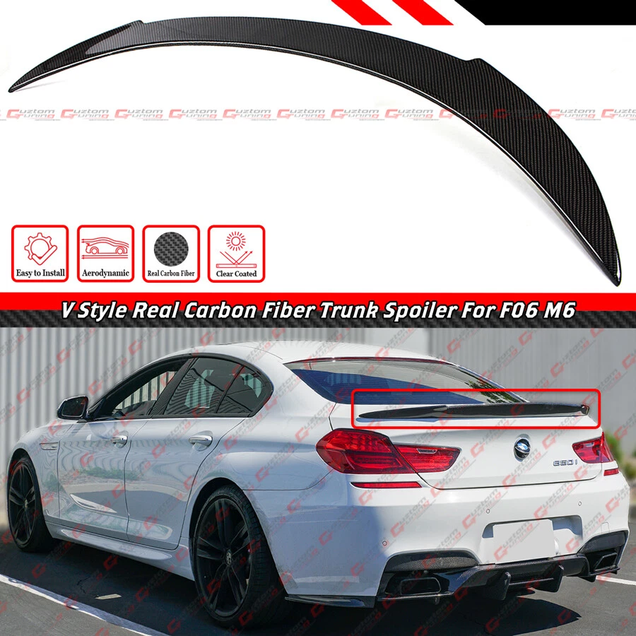 PARA BMW F13 F06 640i 650i M6 2012-16 estilo v maletero alerón tapa Foto 2 de 4
