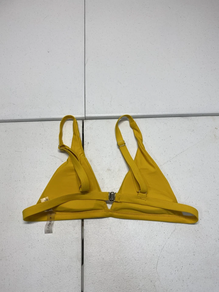 Traje de baño Zaful amarillo para mujer Top mediano K Foto 4 de 4