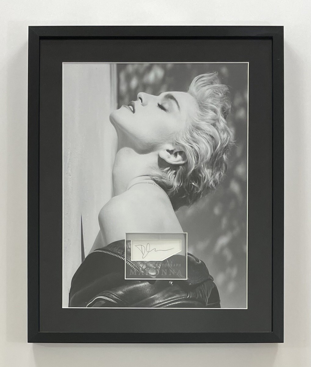 Madonna Signed Autographed 16x20 Custom Framed Photo Display Rare