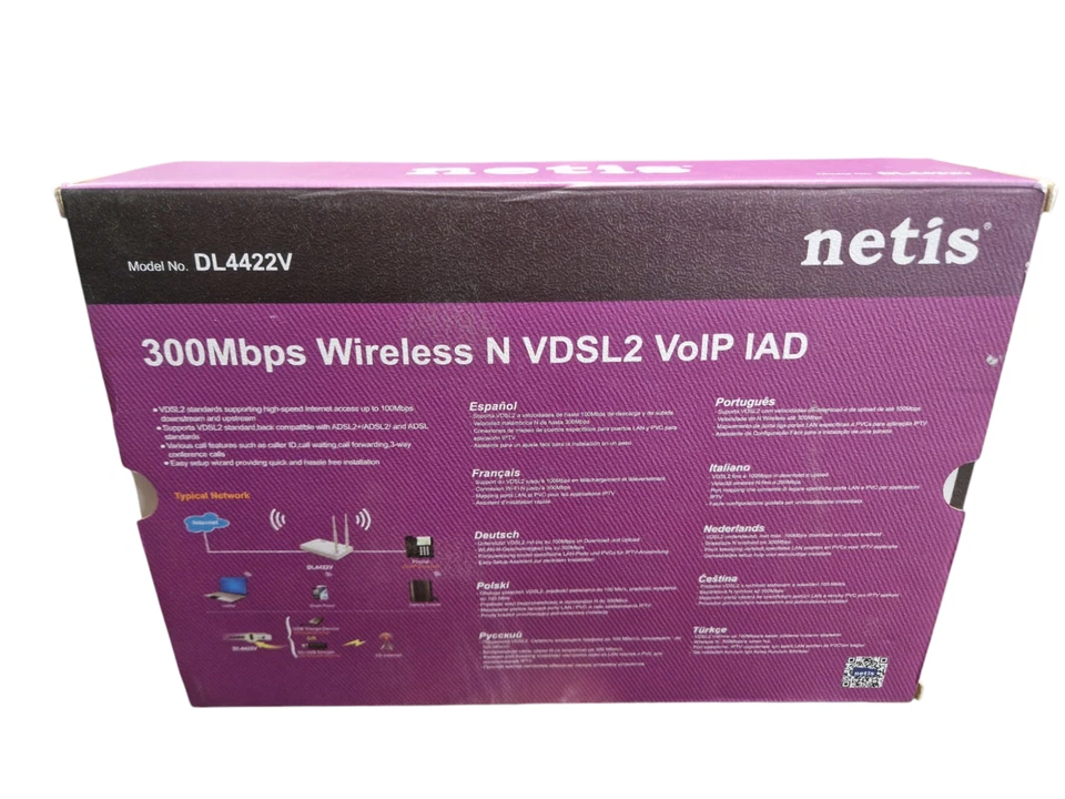 Netis 300Mbps Wireless N VDSL2 VoIP IAD Same Day Dispatch - Image 2 of 4