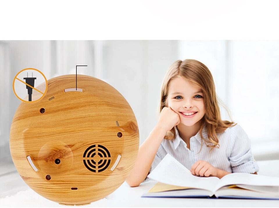 LED Aroma Aromatherapy Diffuser Essential Oil Ultrasonic Air Humidifier Purifier - Image 4 of 4