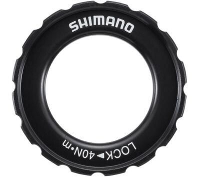 Shimano Lockring Außenverzahnung für Centerlock mit Steckachsnabe