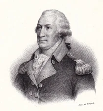 19th Century Portrait George Washington President of the United States USA 1833