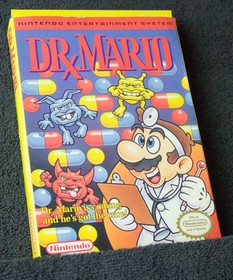 Dr. Mario (NES) con scatola, manuale istruzioni, poster TESTATO