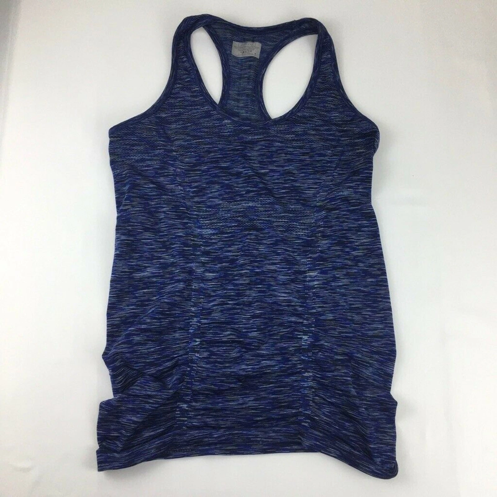 athleta fastest track space dye scoop stretch racerback tank-top