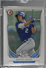 2014 Bowman Prospects Topps Vault Blank Back 1/1 Hunter Dozier #BP51 fm0
