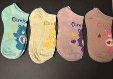 Care bear 4 Pairs Ankle Socks, Bedtime, Bear, Sunshine, Bear, Love A Lot, Bear