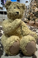 Vintage Style Mohair -Look Teddy Bear Long Snout Antique Reproduction Bear