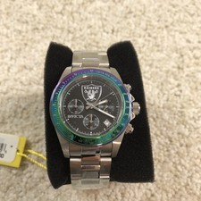Invicta Las Vegas Raiders Watch Mens 40mm 44983 Steel Iridescent New