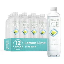 Sparkling Ice, Lemon Lime Sparkling Water, Zero Sugar Flavored Water