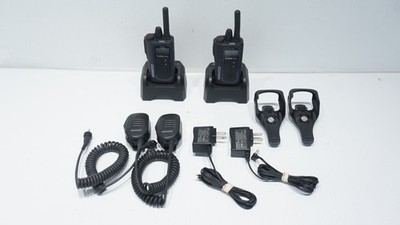 2 - KENWOOD ProTalk DIGITAL NX-P500 UHF 2-WAY RADIO w/CHARGER & MIC - NO BATTERY