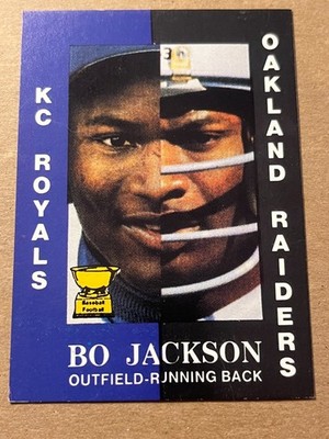 1990 AAMER SPORTS - PROMO - BO JACKSON ROYALS / RAIDERS SPLIT #NNO