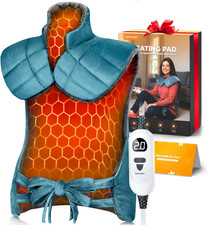 Graphene-Infused Heating Pad with 3X Deeper Back Relief, 30 Heavier Weighted He