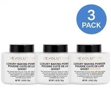 Revolution Luxury Baking Powder Ghost 1.23oz (3 Pack) | Vegan | New