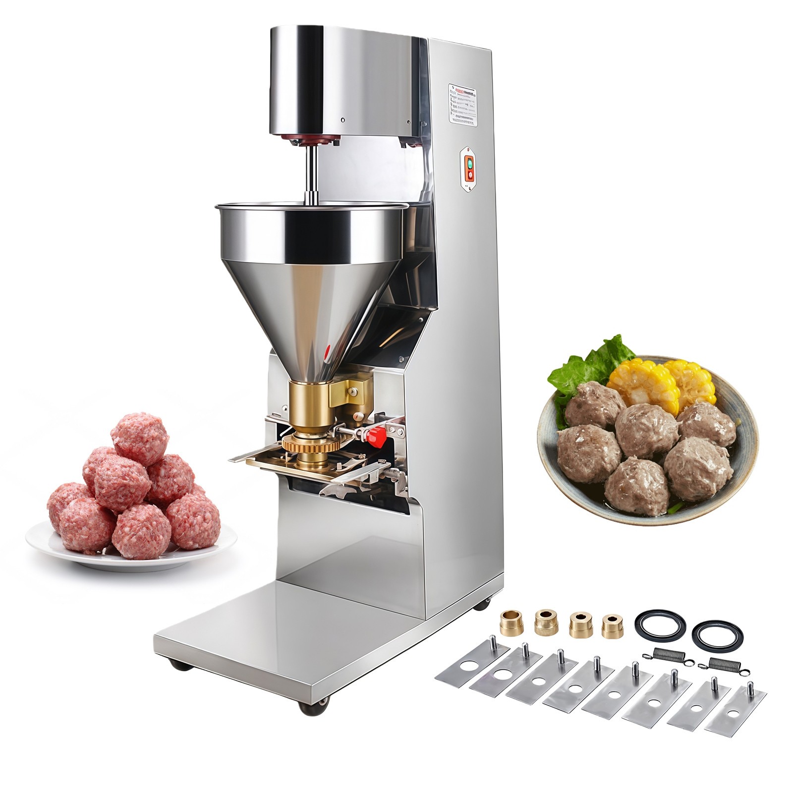 USA Kolice Commercial Meatball Forming Machine 280-300 Pcs/Min, with 6 Molds