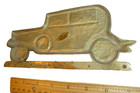 Vintage Solid Brass Car Hook Key Holder Wall Hang Mount Plaque Rustic Decor 7" — photo 6